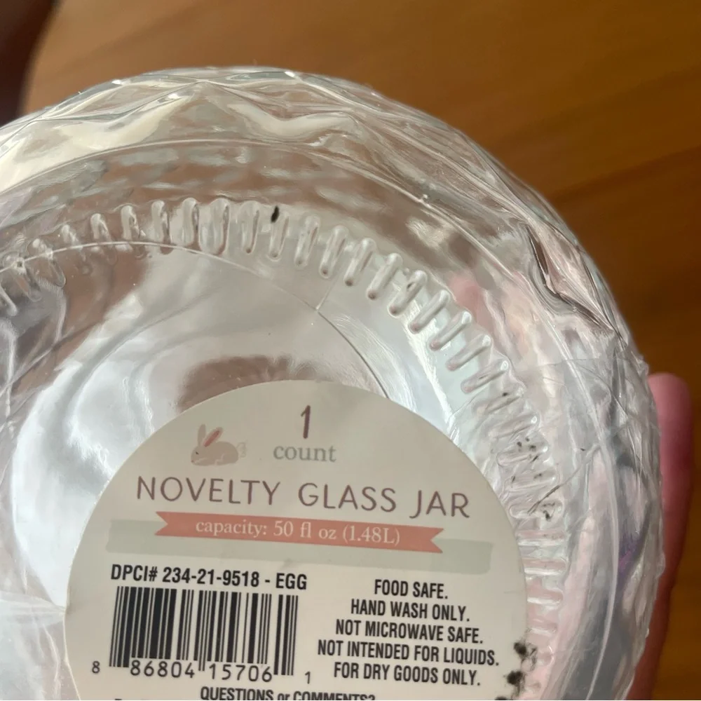 Clear Glass Egg Jar Container Target Bullseye Playground 2024 New